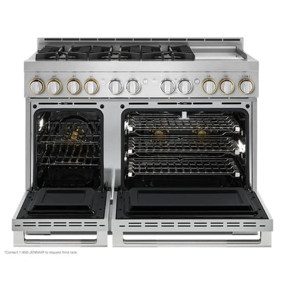 48" Rise Gas Professional-Style Range With Chrome-Infused Griddle