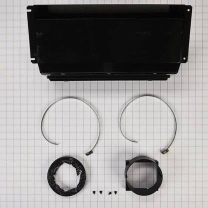 Ductless Downdraft Vent Kit, Size: 20" L X 13" W X 12" H - Black