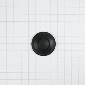 Disposer Splash Guard, 3 1/4" Diameter X 1/25" Height - Black