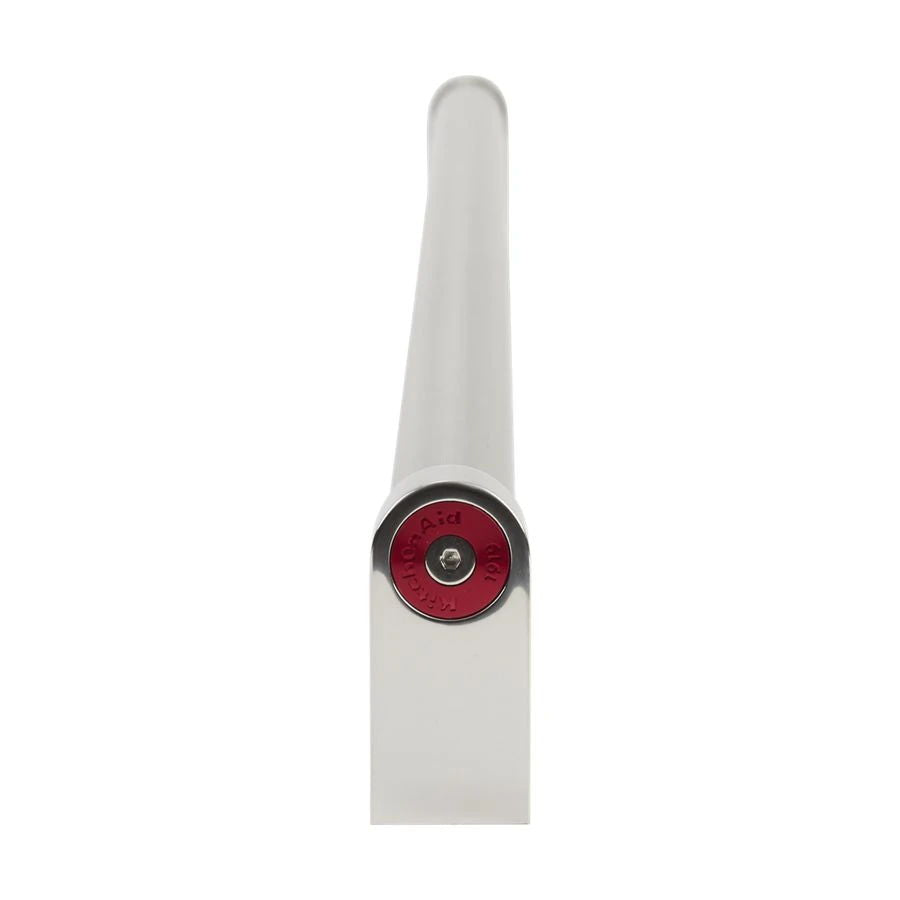 Kitchenaid 30" French Door Refrigerator Handle Kit With Red Medallions For Panel-Ready Models - Stainless Steel