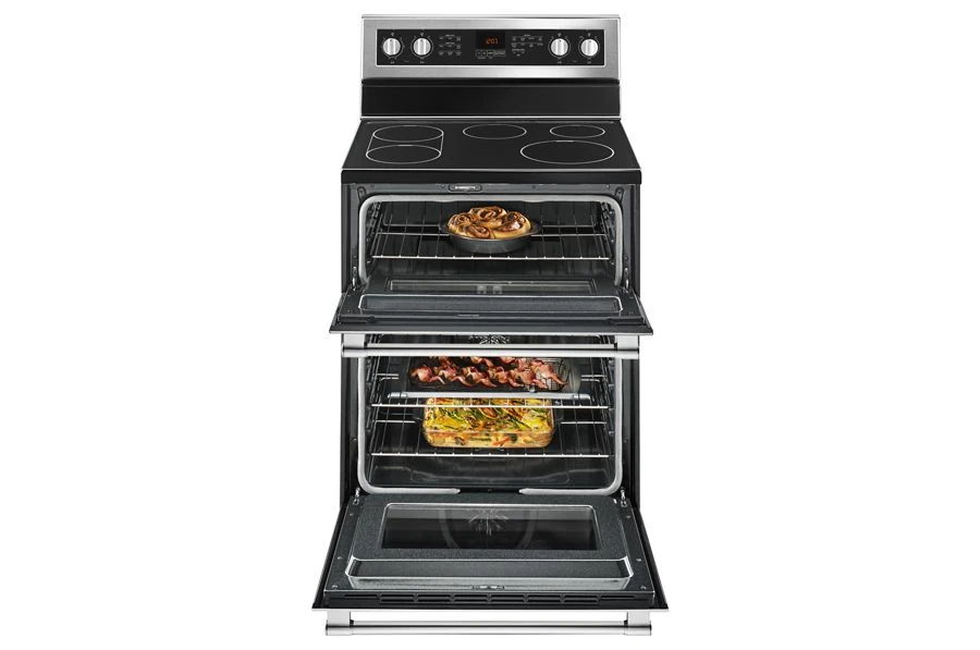 30" Wide Double Oven Electric Range With True Convection - 6.7 Cubic Feet