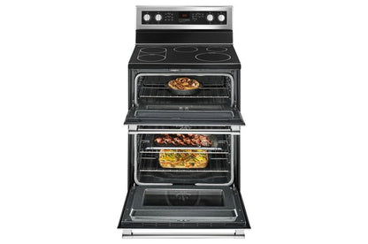 30" Wide Double Oven Electric Range With True Convection - 6.7 Cubic Feet