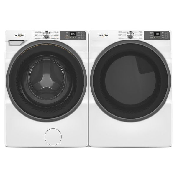 7.4 Cu. Ft. Smart Front Load Energy Star Gas Dryer With Wrinkle Shield Option - White