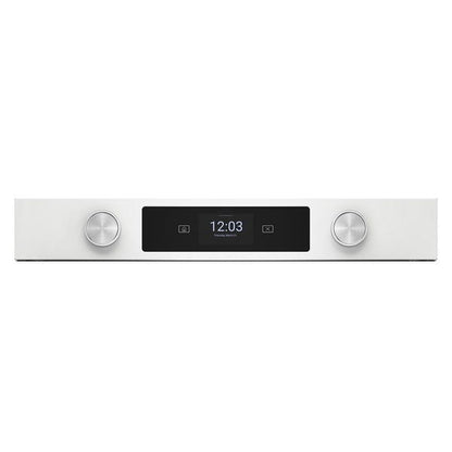 30" Smart Electric Double Wall Oven With Assisted Cooking Modes - White