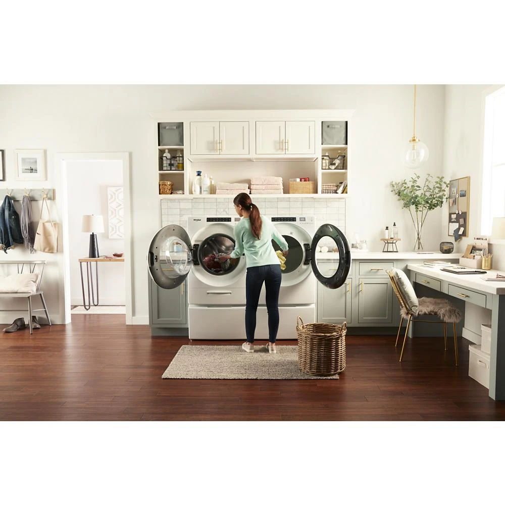 7.4 Cubic Feet Front Load Electric Dryer With Intuitive Touch Controls