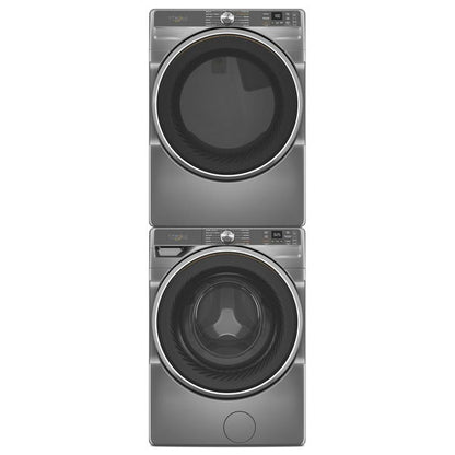 7.4 Cu. Ft. Smart Front Load Energy Star Electric Dryer With Steam Capabilities - Radiant Silver