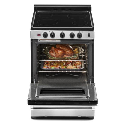 24" Freestanding Electric Range With Upswept SpillGuard Cooktop