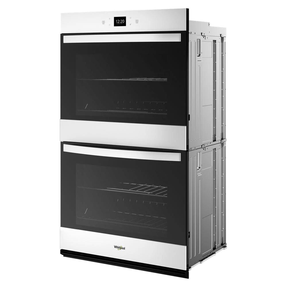 8.6 Total Cubic Feet Double Wall Oven With Air Fry When Connected - White