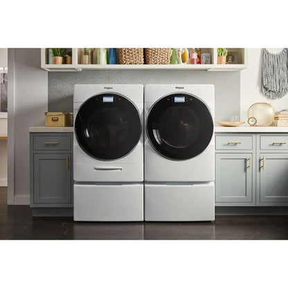 5.0 Cubic Feet Smart Front Load Washer With Load & Go XL Plus Dispenser - White