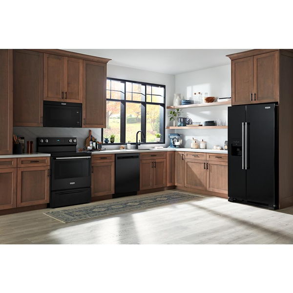 Front Control Dishwasher With Powerblast Cycle And Heated Dry - Black