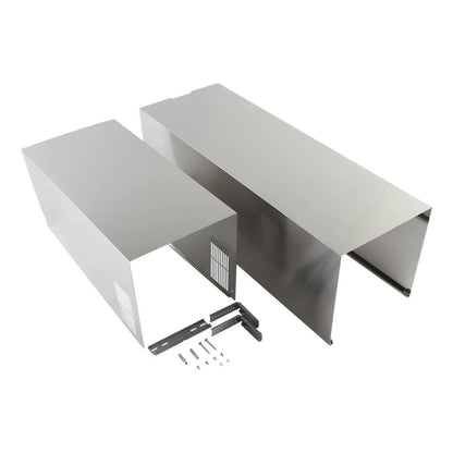 Wall-Mount Hood Chimney Extension Kit, For Ceilings Between 8-7/8' To 10-1/2' - Stainless Steel