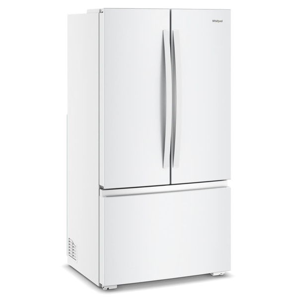 36" Wide True Counter Depth 3-Door French Door Refrigerator - 24 Cu. Ft. - White