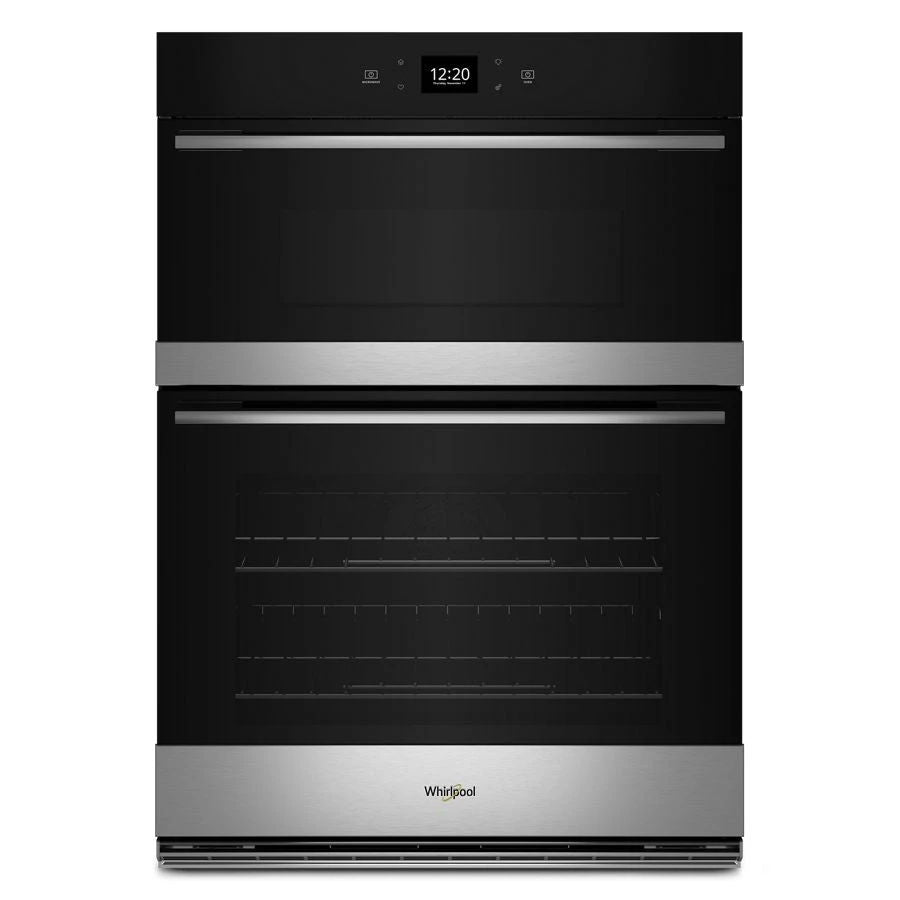 6.4 Total Cubic Feet Combo Wall Oven With Air Fry When Connected, Touchscreen - Fingerprint Resistant Stainless Steel