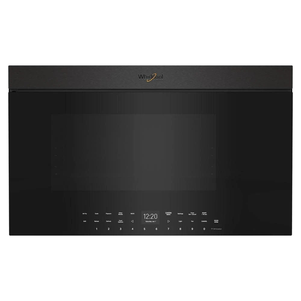 Air Fry Over- The-Range Oven With Flush Built-In Design - Black Stainless Finish