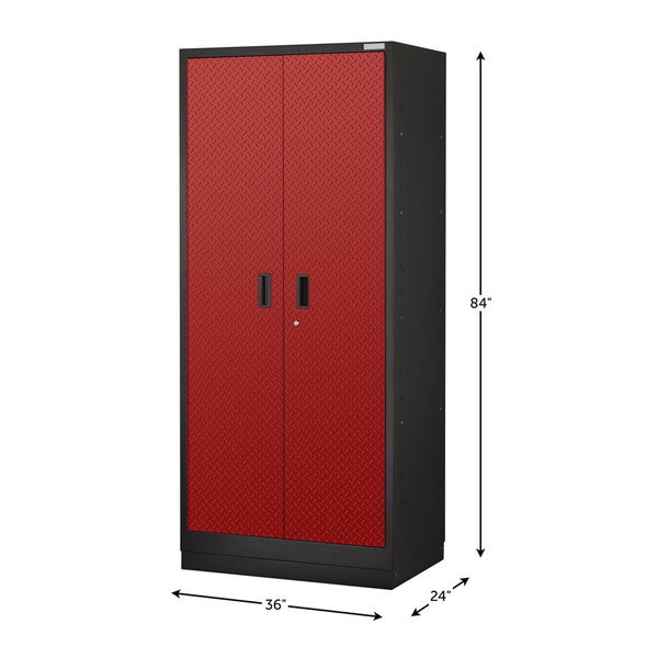 Premier Pre-Assembled 84" Tall Cabinet - Red Tread
