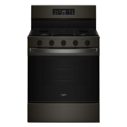 30" Gas Range With Air Cooking Technology And Ez-2-Lift Hinged Grates - Black Stainless