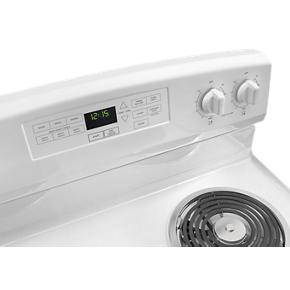 30" Electric Range With Self-Clean Option - White