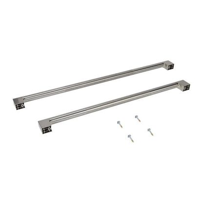 Jennair 36", 2Dbm Rise-Style Built-In, Side-By-Side Refrigerator Handle Kit, Also For 15" Ice Makers/Compactors - Stainless Steel