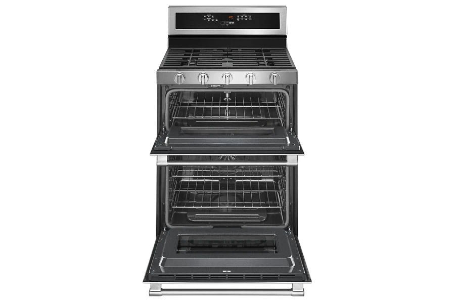 30" Wide Double Oven Gas Range With True Convection - 6.0 Cubic Feet