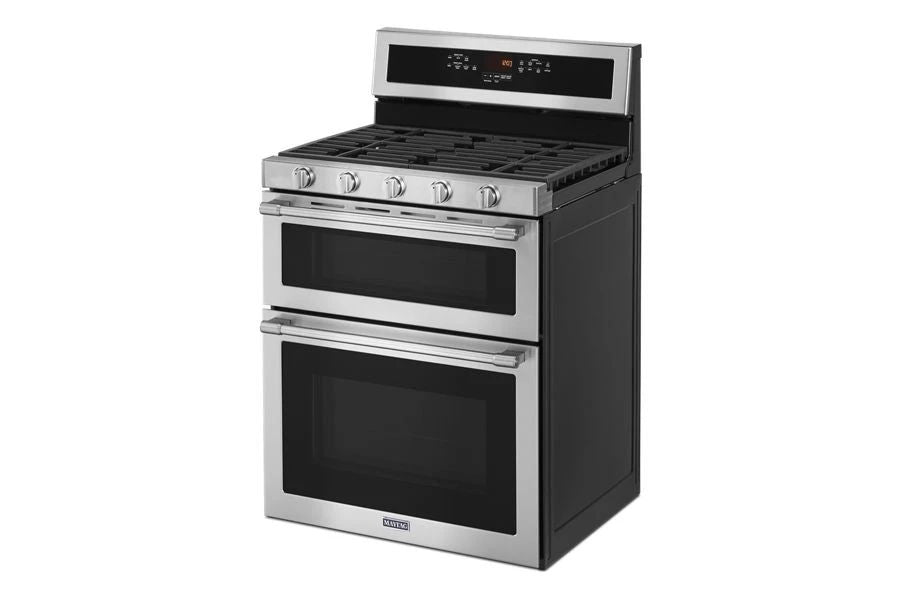 30" Wide Double Oven Gas Range With True Convection - 6.0 Cubic Feet