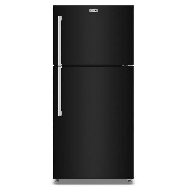 30" Wide Top-Freezer Refrigerator With Garage Mode, 19 Cu. Ft. - Black