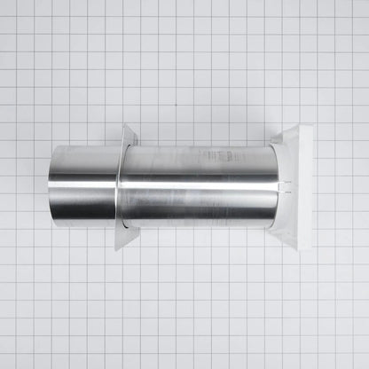 Dryer Louvered Vent Of 4" Opening With 10.5" Tail Pipe And Back Draft Flapper