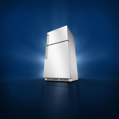 33" Wide Top-Freezer Refrigerator With Garage Mode, 21 Cu. Ft. - White