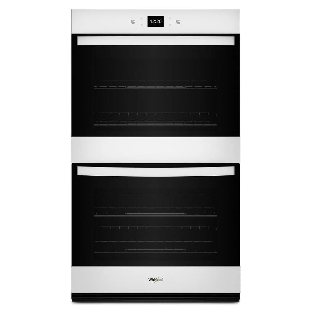 8.6 Total Cubic Feet Double Wall Oven With Air Fry When Connected - White