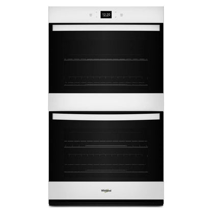 8.6 Total Cubic Feet Double Wall Oven With Air Fry When Connected - White
