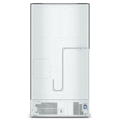 36" Wide True Counter Depth 3-Door French Door Refrigerator - 24 Cu. Ft. - Black Stainless Finish