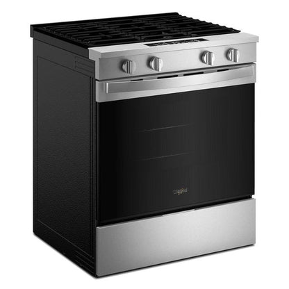 30" Gas Smart Range With Air Cooking Technology And Steam Clean - Stainless Steel