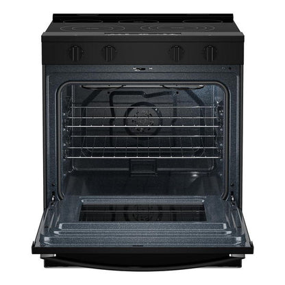 30" Electric Smart Range With Air Cooking Technology - Black