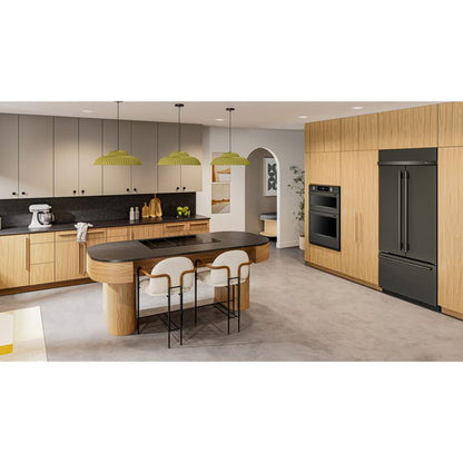 20.8 Cu. Ft. 36" Built-In French Door Bottom Mount Refrigerator With Platinum Interior - Black Ore