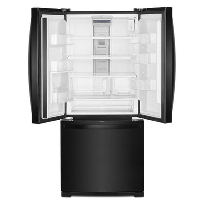 30" Wide French Door Refrigerator, 20 Cu. Ft. - Black