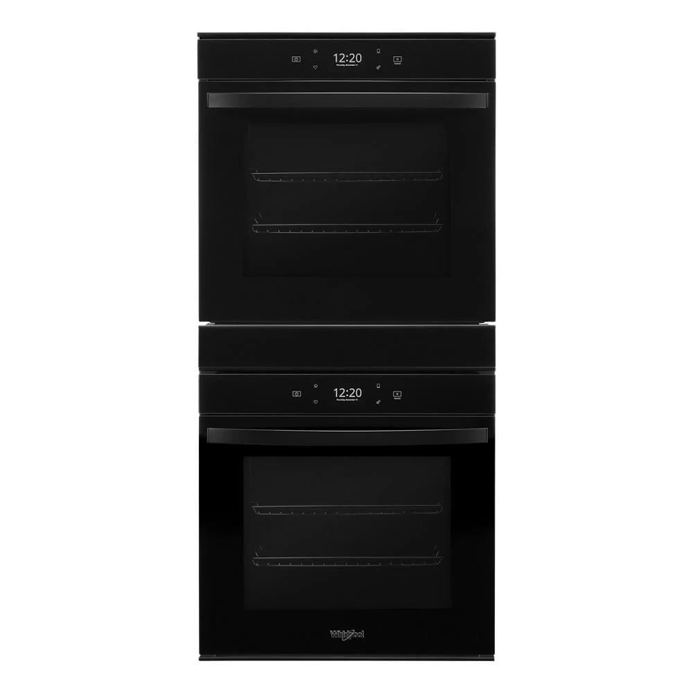 5.8 Cubic Feet 24" Double Wall Oven With Convection - Black
