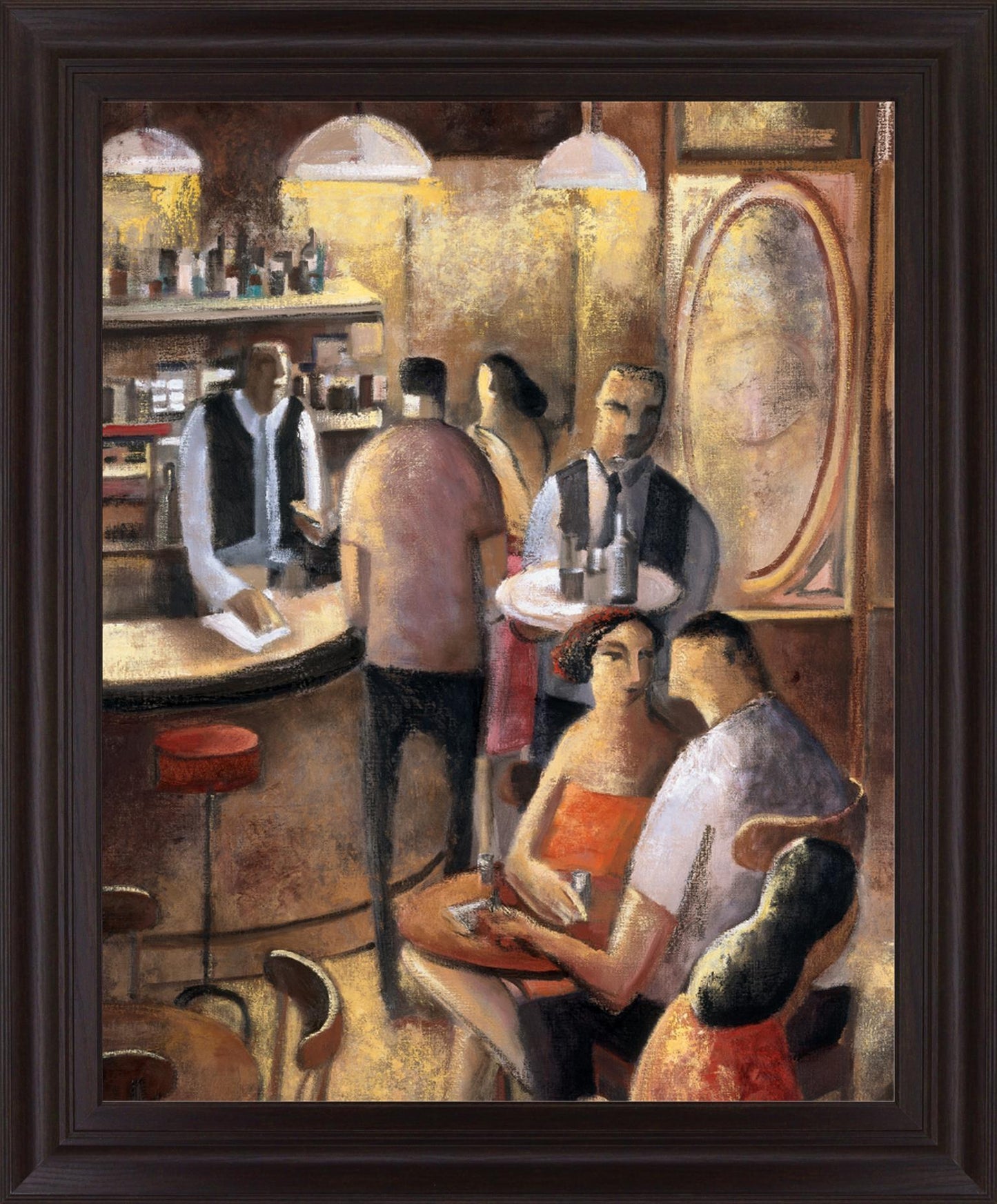 Evening Rendezvous - 28" x 34" Framed Wall Art