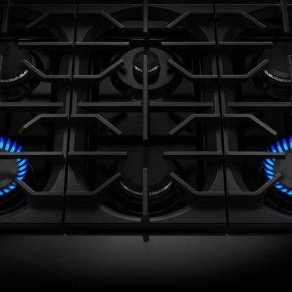 KitchenAid 36" 6 Burner Commercial-Style Gas Range With No Preheat Air Fry Mode - Stainless Steel