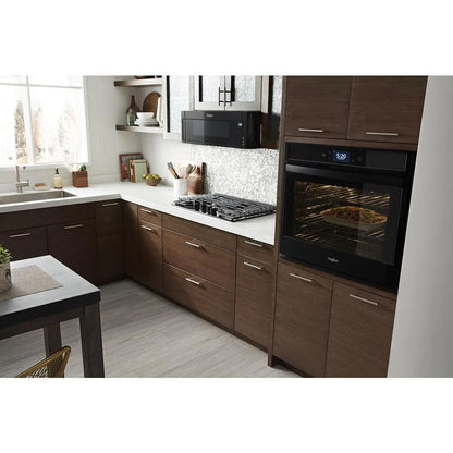 1.1 Cubic Feet Low Profile Microwave Hood Combination - Black