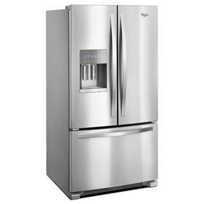 36" Wide French Door Refrigerator - 25 Cubic Feet - Fingerprint Resistant Stainless Steel