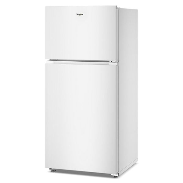 Whirlpool 28" Wide Top Freezer Refrigerator With Total Coverage Cooling, 14.3 Cu. Ft., Adjustable Glass Shelves - White