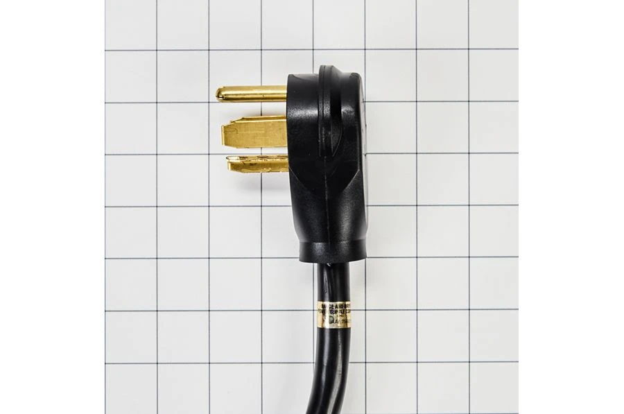 6' Length Electric Range Power Cord - Black