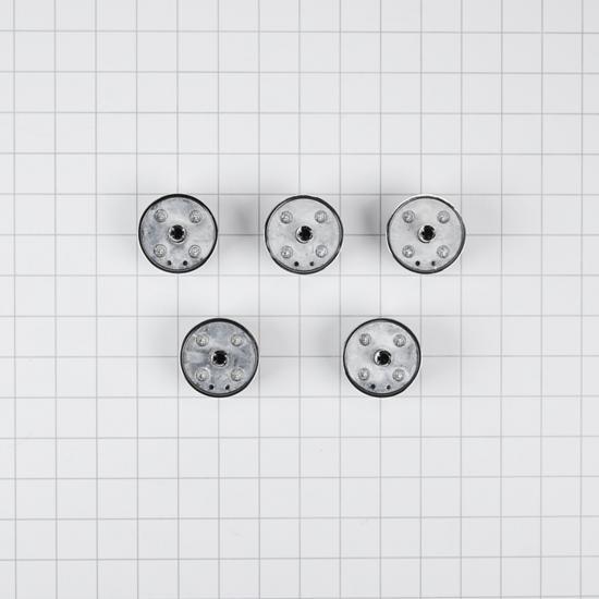 Gas Cooktop Control Knob Kit (Set Of 5) - Stainless Steel