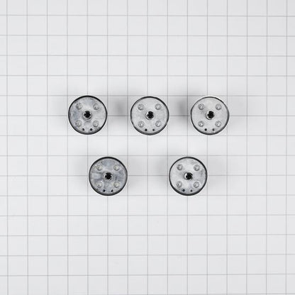 Gas Cooktop Control Knob Kit (Set Of 5) - Stainless Steel