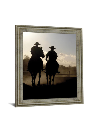 Dust Trail Sundown - 28" x 34" Framed Wall Art