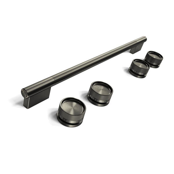 Black Ore Handle And Knob Hardware Accessory Kit For KitchenAid Slide-In Convectionrange