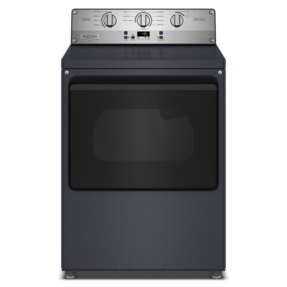 7.5 Cu. Ft. Commercial-Grade Elec Dryer - Midnight Steel
