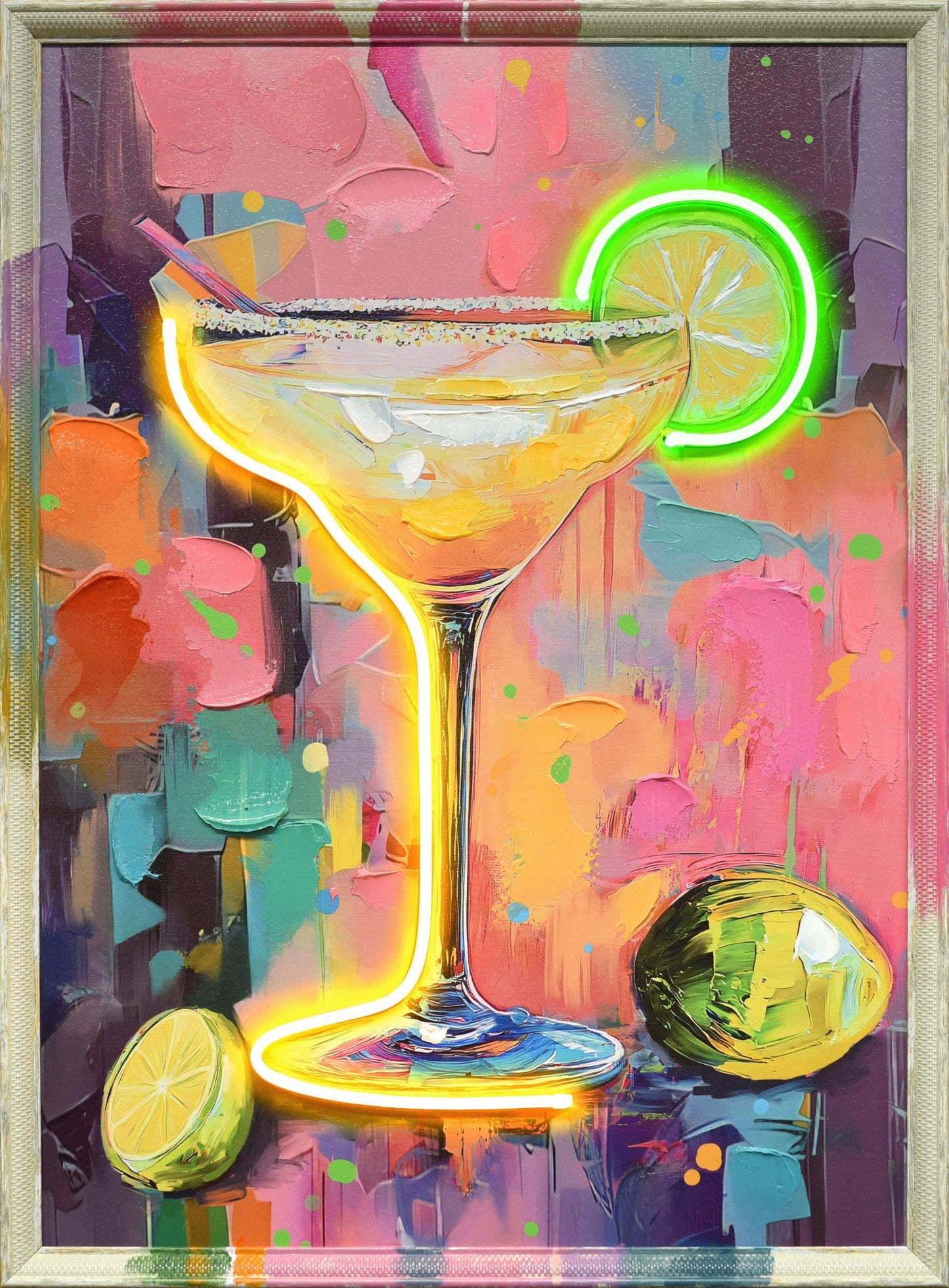 Fiesta Glow - 21" x 29" Framed Wall Art