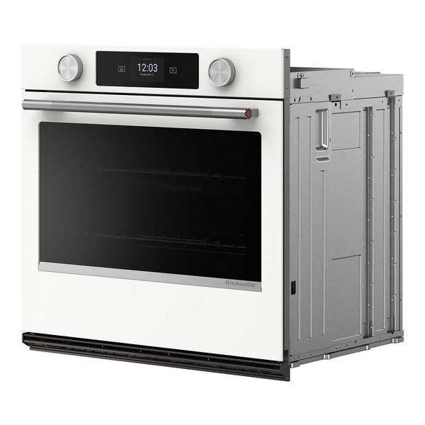 30" Smart Electric Single Wall Oven With Assisted Cooking Modes - White