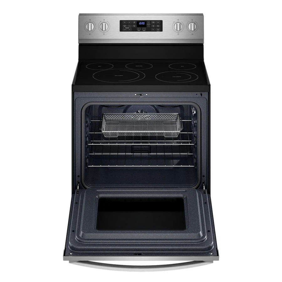 5.3 Cubic Feet Whirlpool Electric 5-in-1 Air Fry Oven - Fingerprint Resistant Stainless Steel