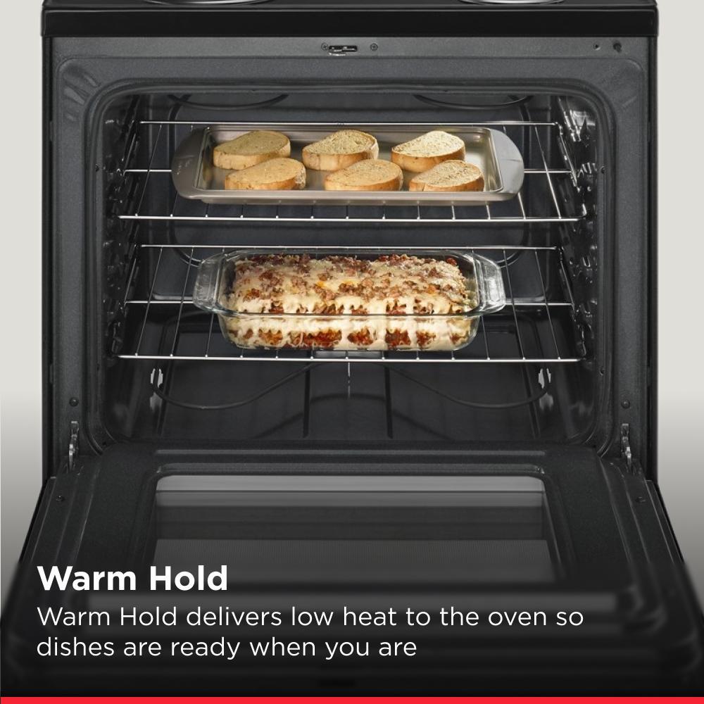 30" Electric Range With Bake Assist Temps - Black